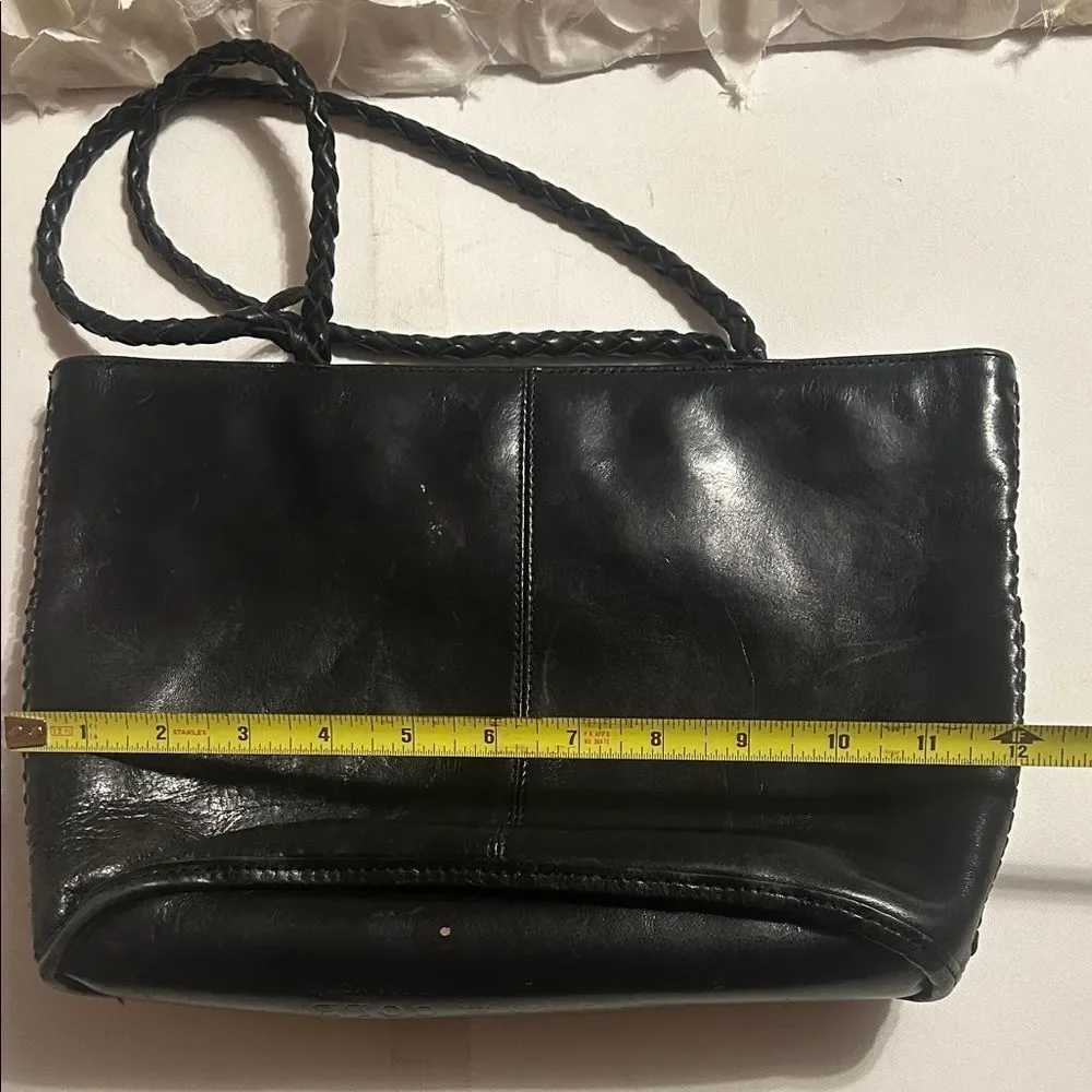 Kenneth Cole New York Black Leather Tote
